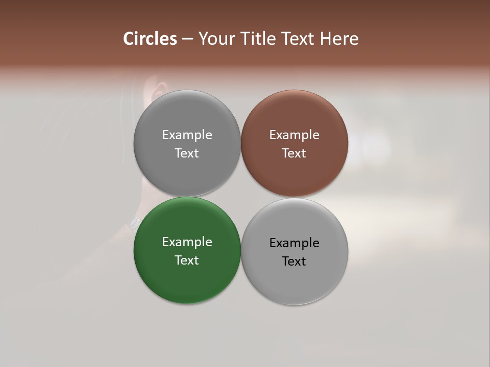Young Model Unemployment PowerPoint Template