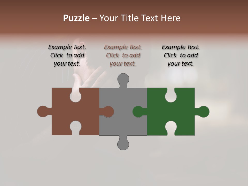 Young Model Unemployment PowerPoint Template