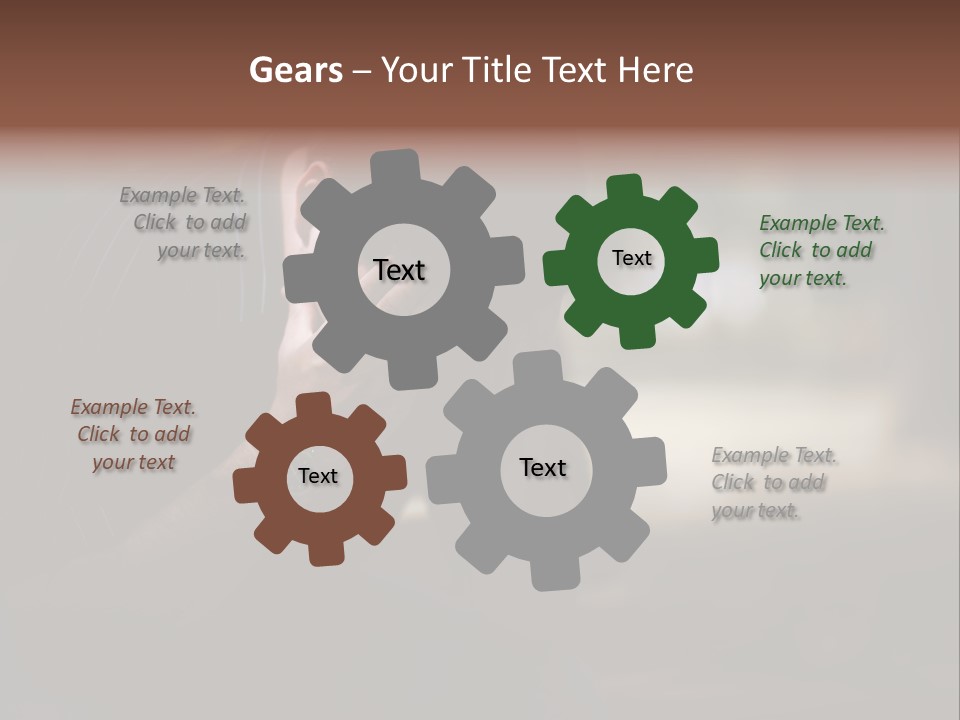 Young Model Unemployment PowerPoint Template