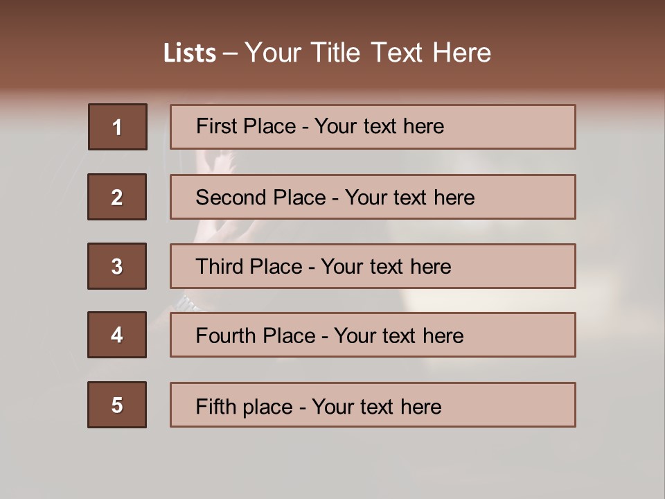 Young Model Unemployment PowerPoint Template