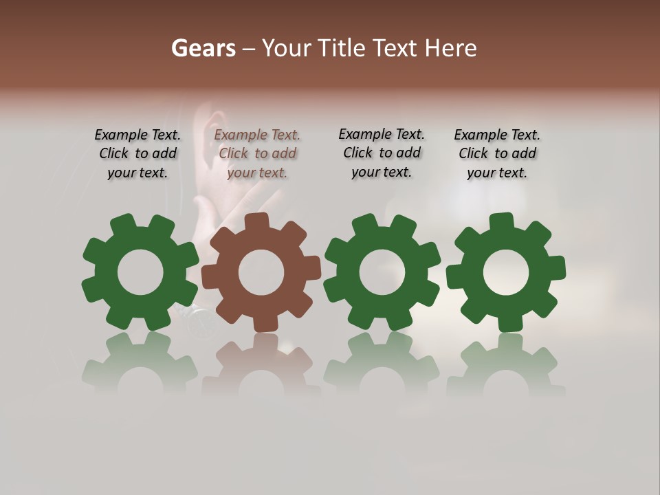 Young Model Unemployment PowerPoint Template