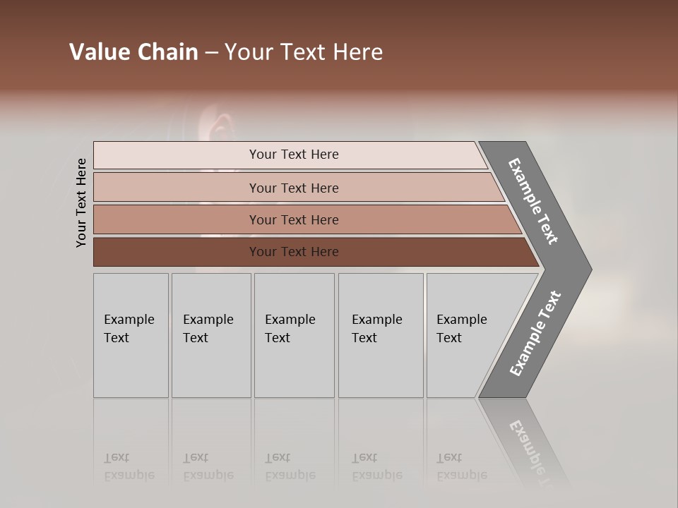 Young Model Unemployment PowerPoint Template