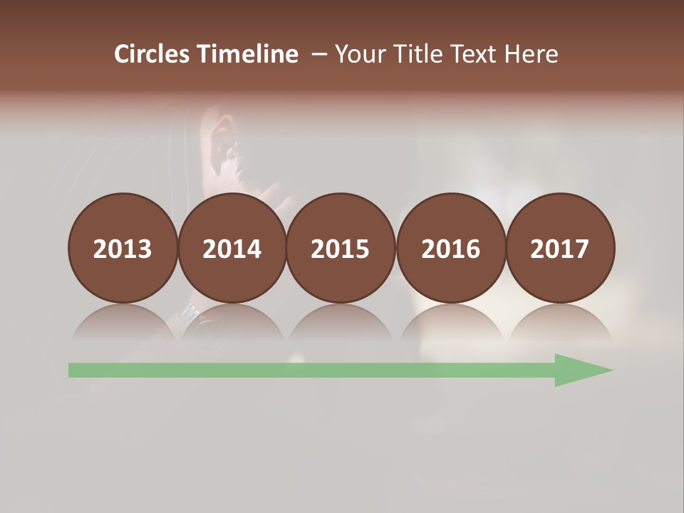 Young Model Unemployment PowerPoint Template