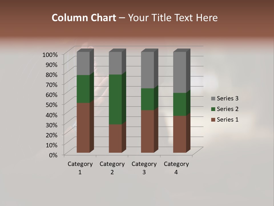 Young Model Unemployment PowerPoint Template