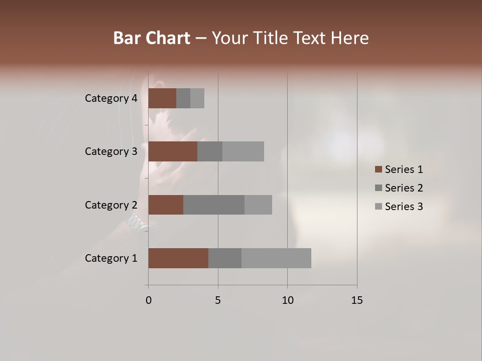 Young Model Unemployment PowerPoint Template