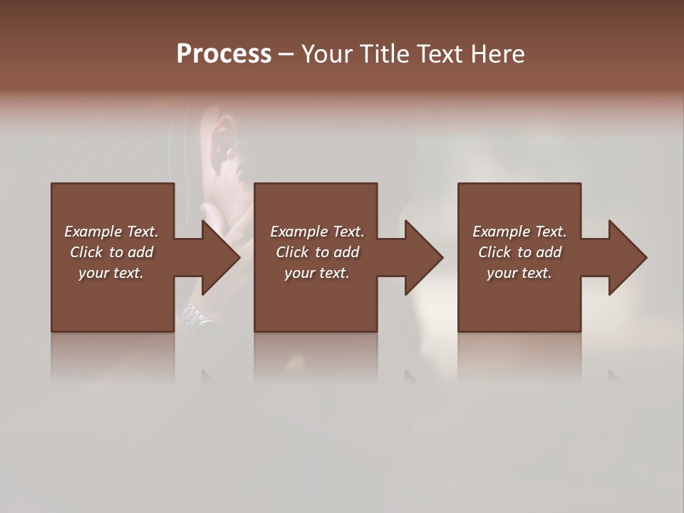 Young Model Unemployment PowerPoint Template