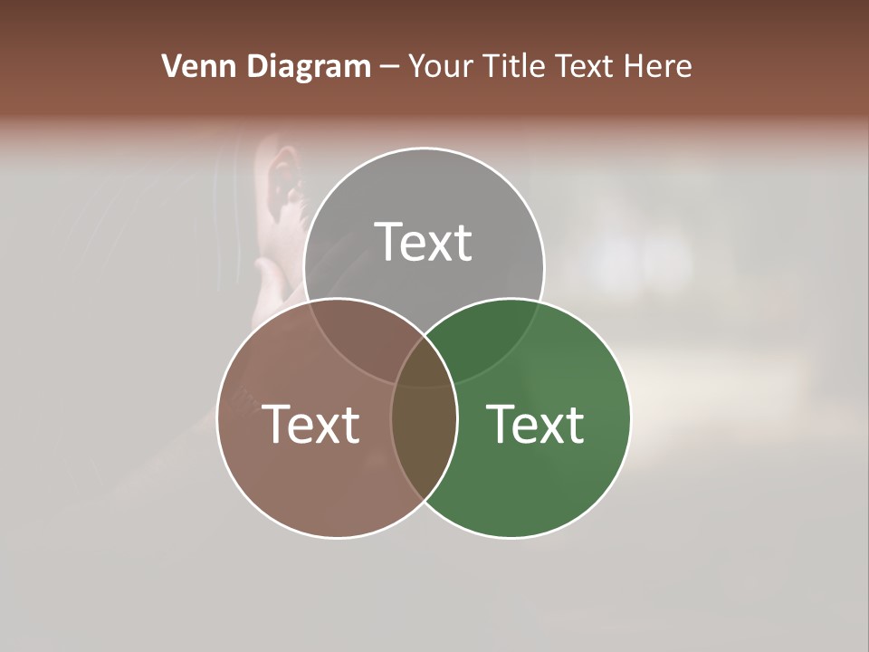 Young Model Unemployment PowerPoint Template