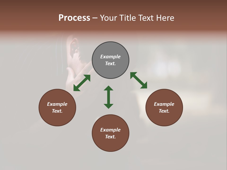 Young Model Unemployment PowerPoint Template