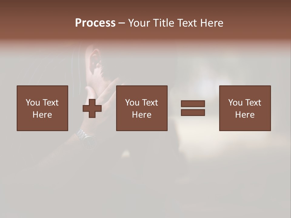 Young Model Unemployment PowerPoint Template