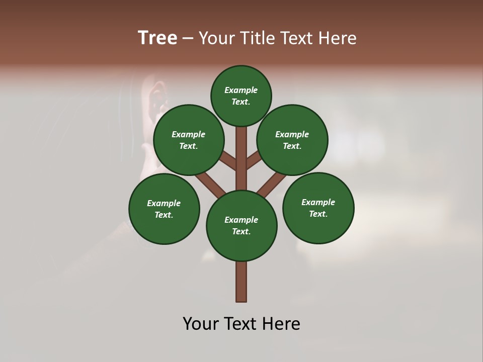 Young Model Unemployment PowerPoint Template