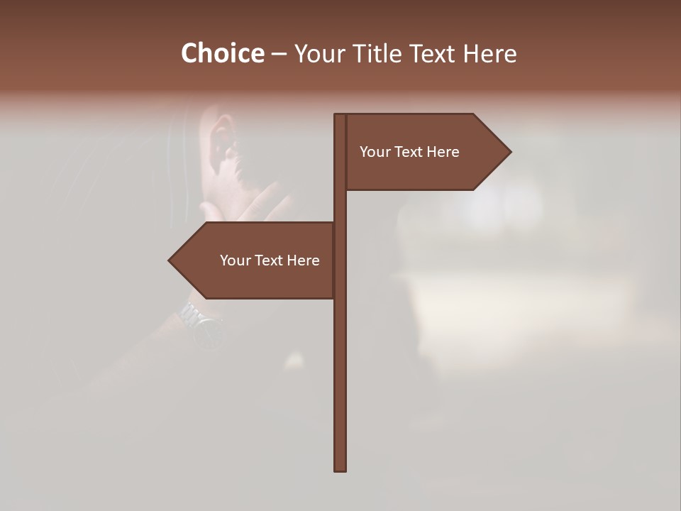 Young Model Unemployment PowerPoint Template