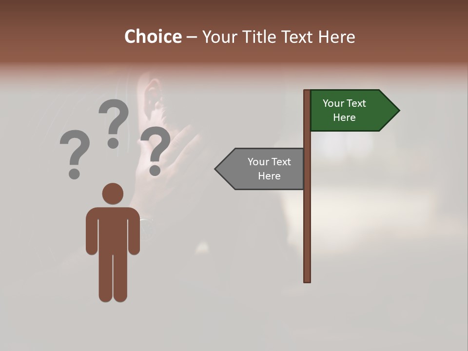 Young Model Unemployment PowerPoint Template