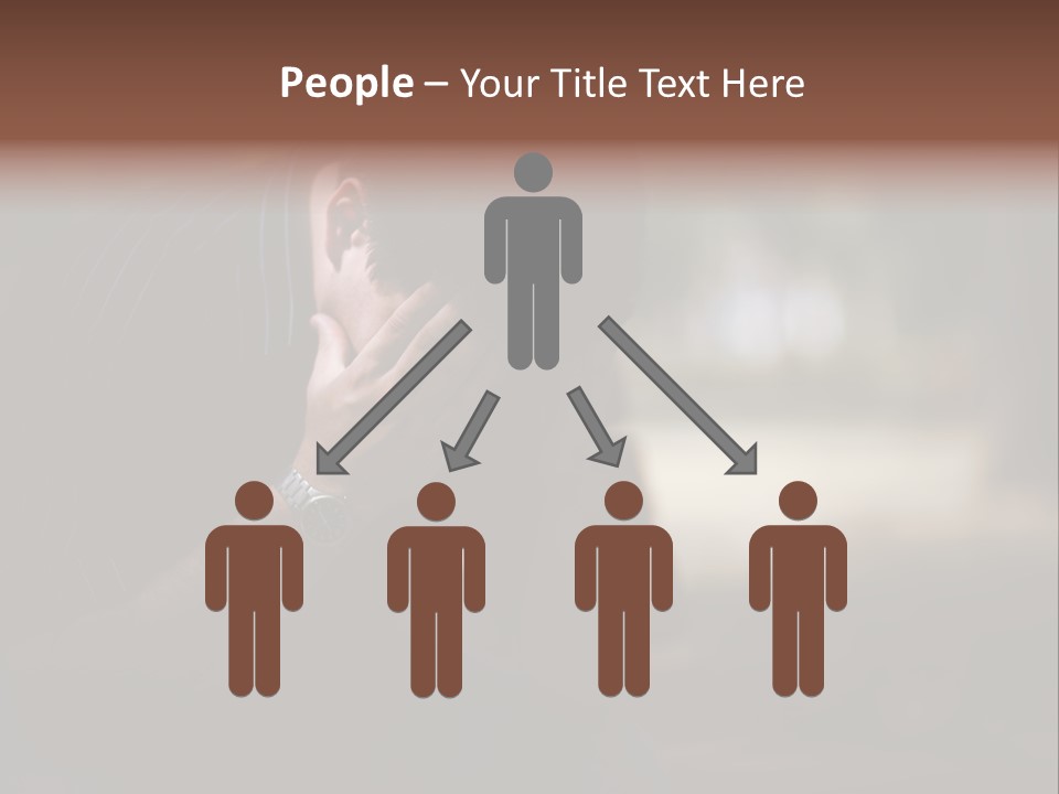 Young Model Unemployment PowerPoint Template