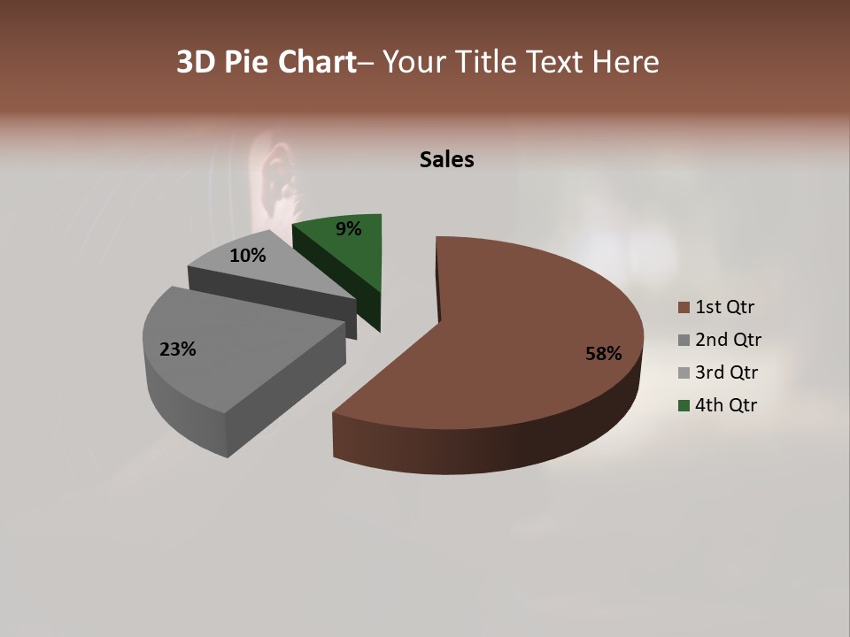 Young Model Unemployment PowerPoint Template