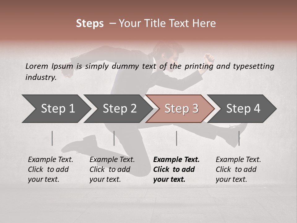 Active Earn Street PowerPoint Template