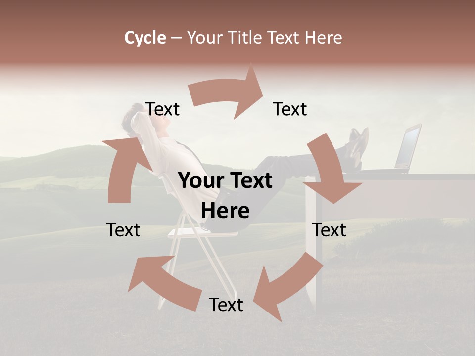 Foot Travel Rest PowerPoint Template