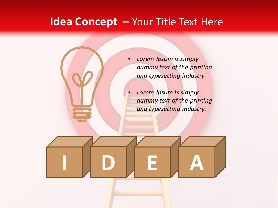 Market Illustration Success PowerPoint Template