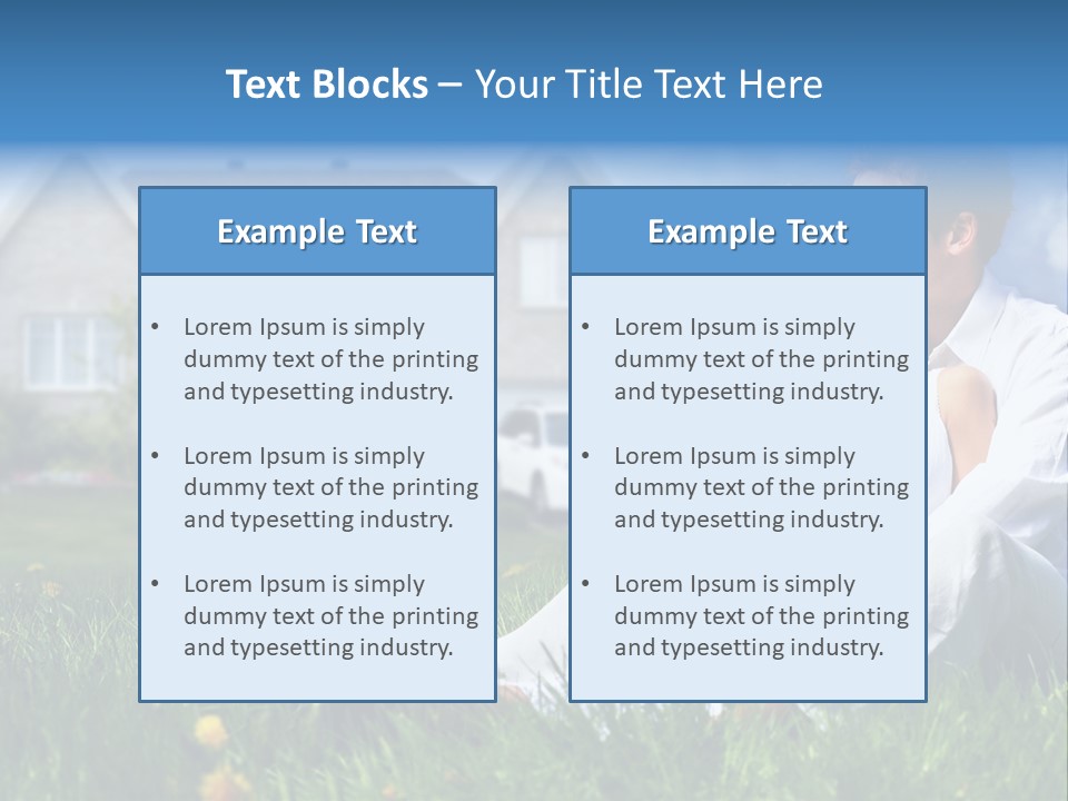 New House Property PowerPoint Template