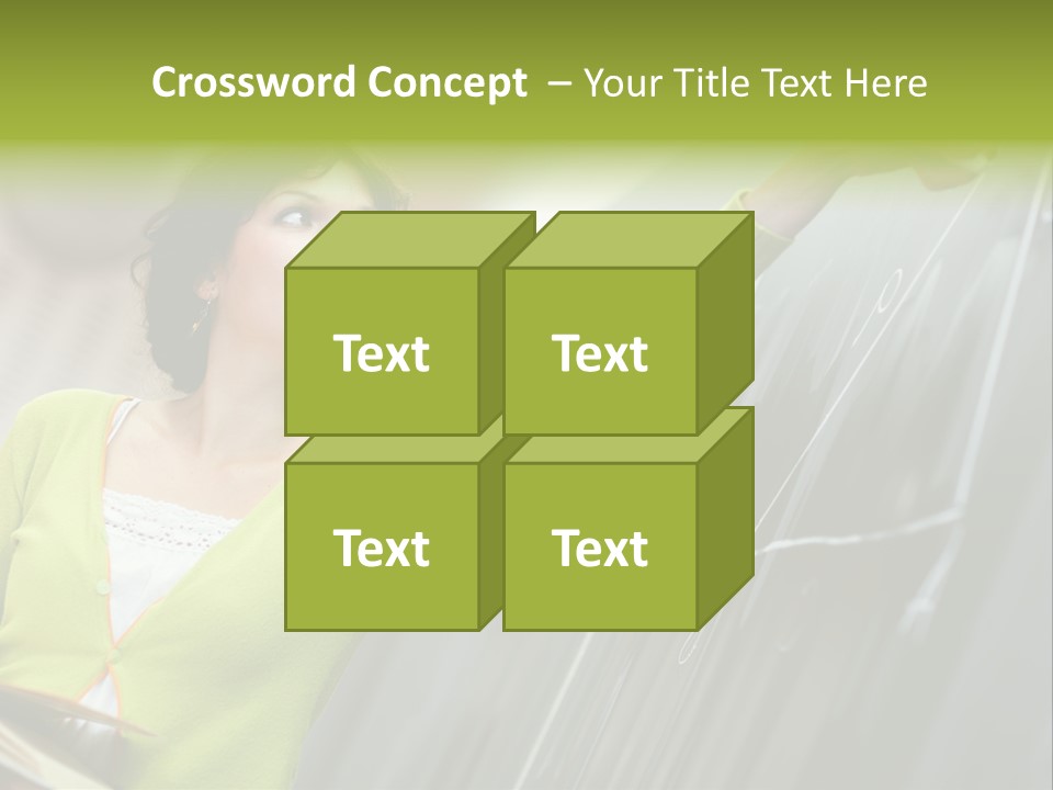 Girl Elementary Portrait PowerPoint Template