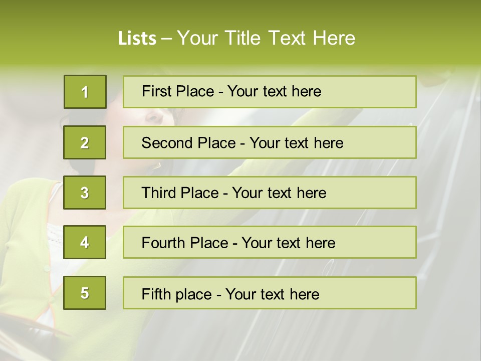 Girl Elementary Portrait PowerPoint Template