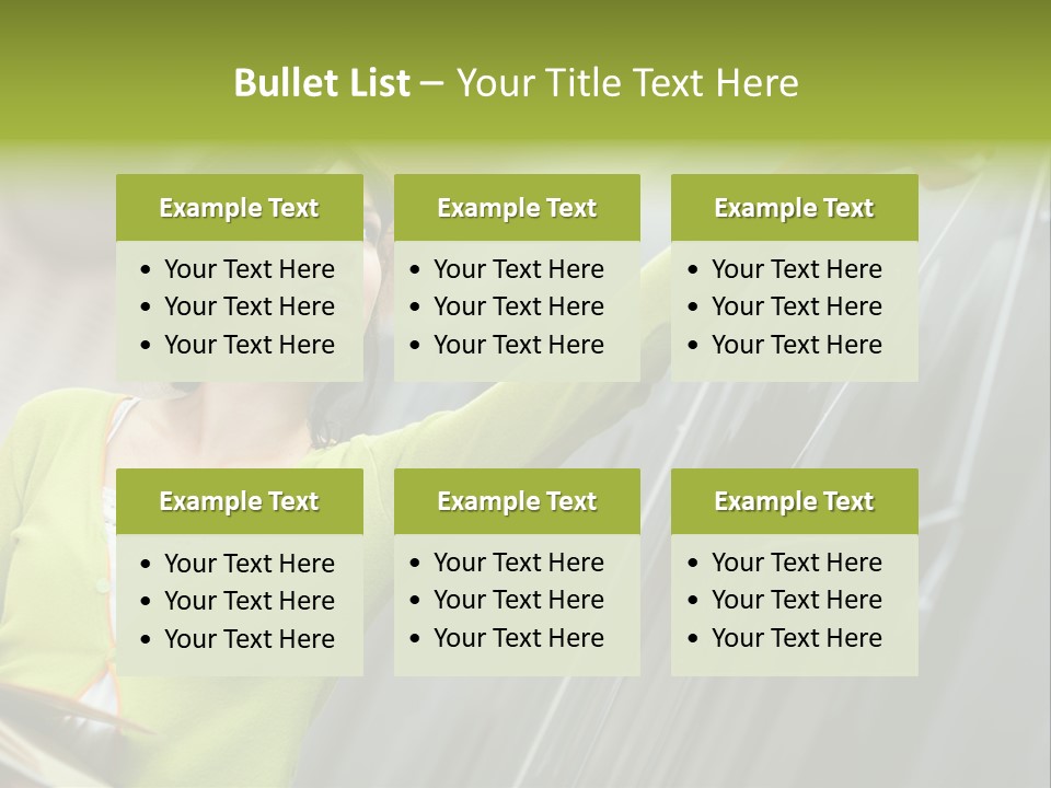 Girl Elementary Portrait PowerPoint Template