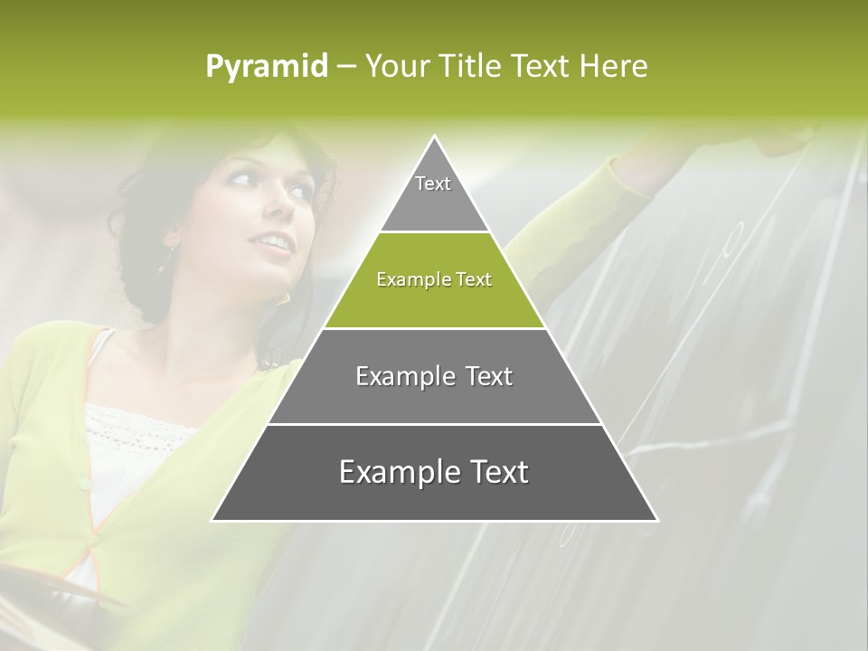 Girl Elementary Portrait PowerPoint Template