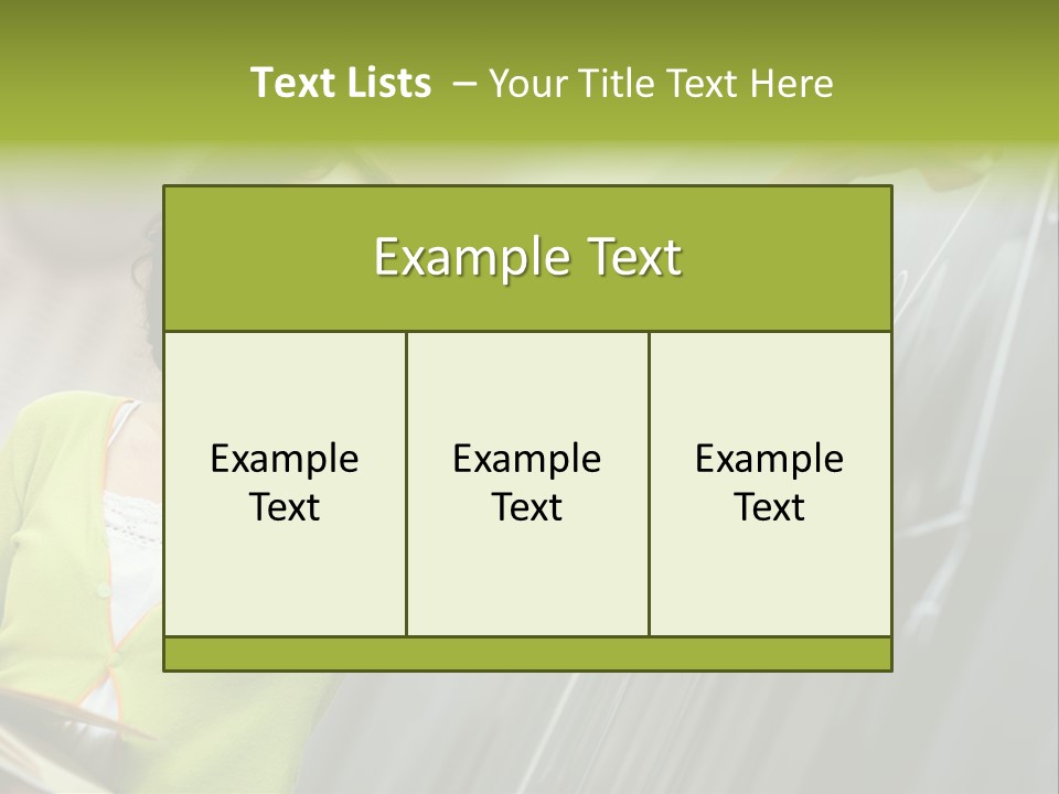 Girl Elementary Portrait PowerPoint Template