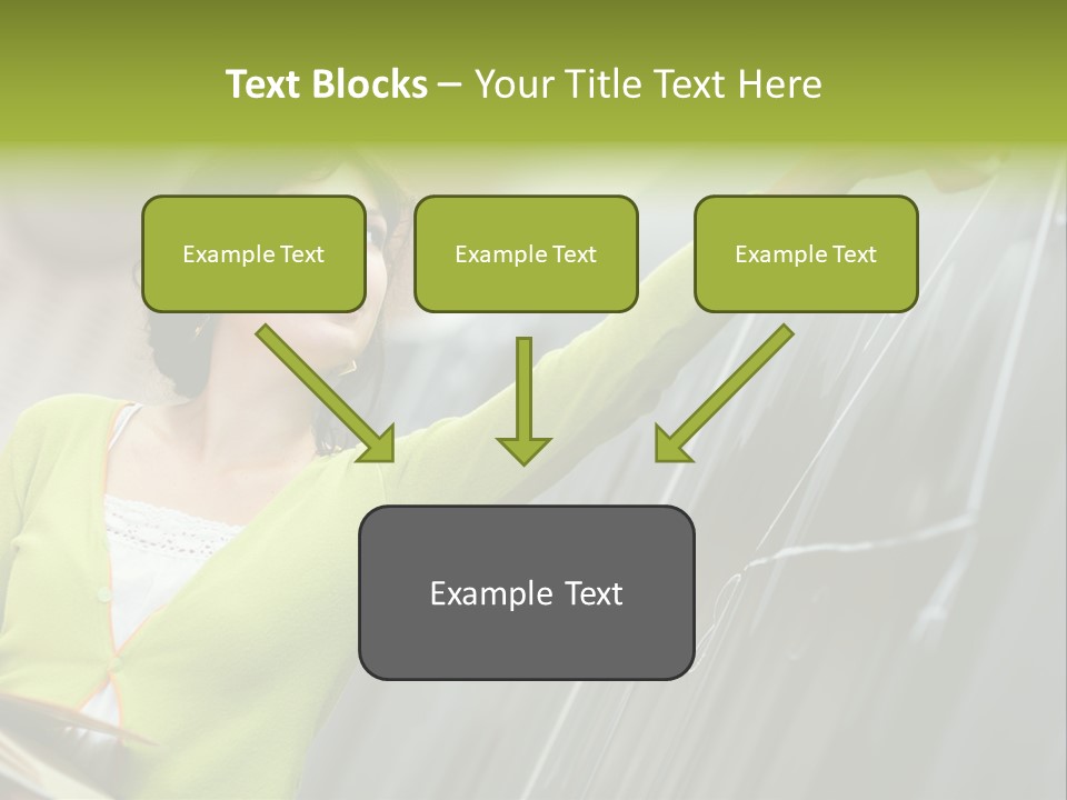 Girl Elementary Portrait PowerPoint Template