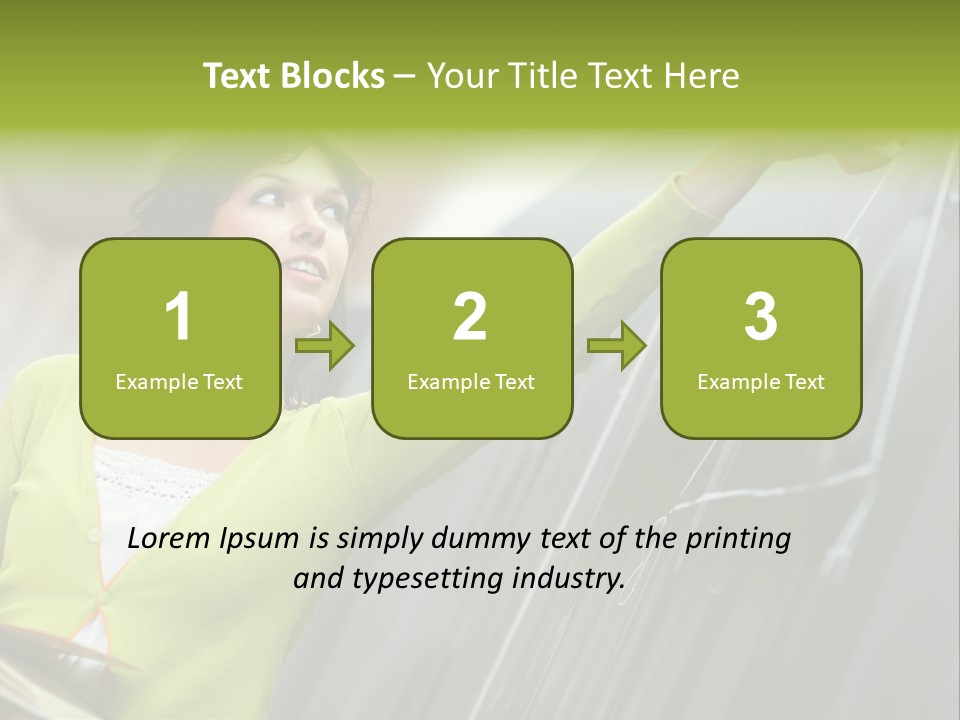 Girl Elementary Portrait PowerPoint Template