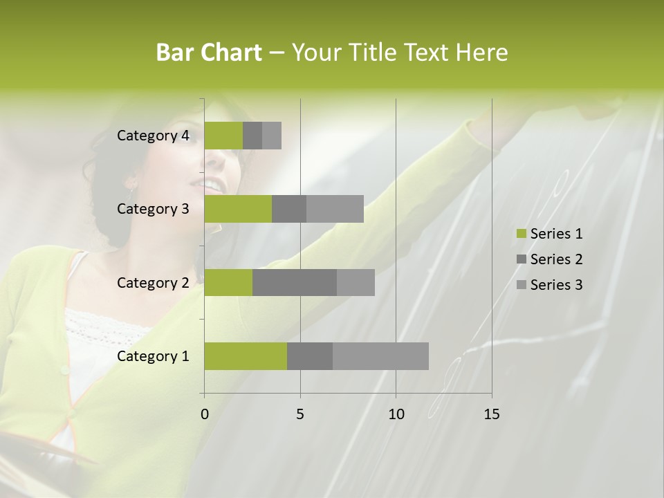 Girl Elementary Portrait PowerPoint Template