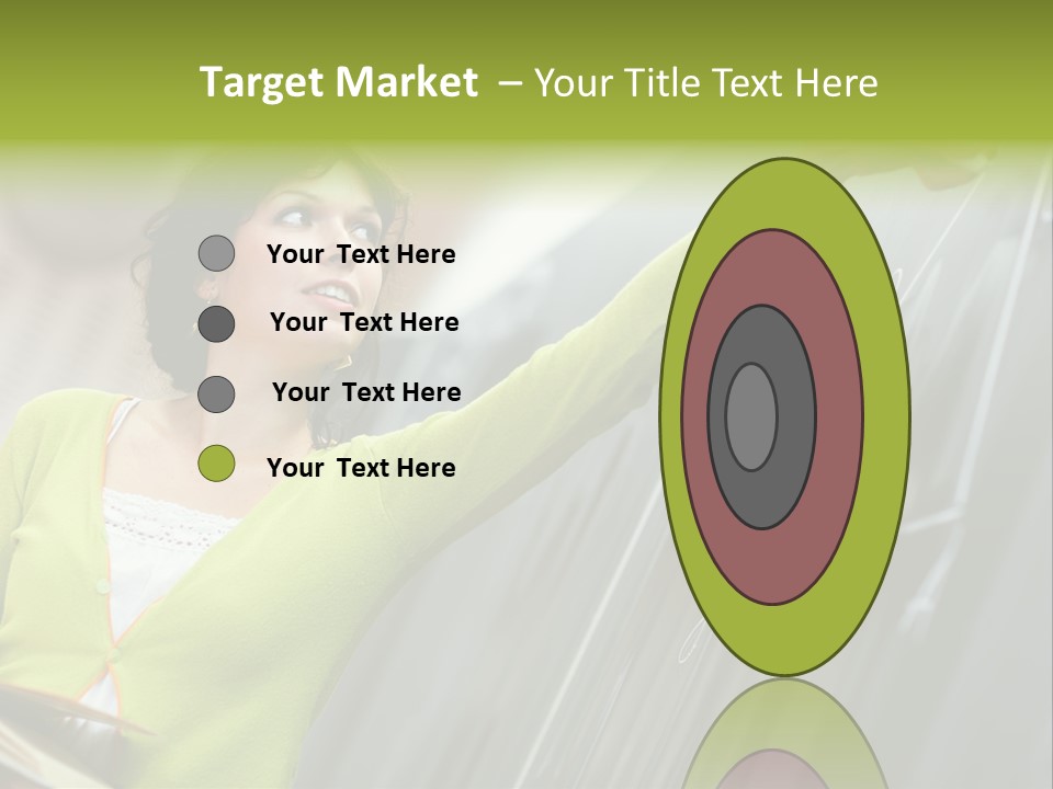 Girl Elementary Portrait PowerPoint Template