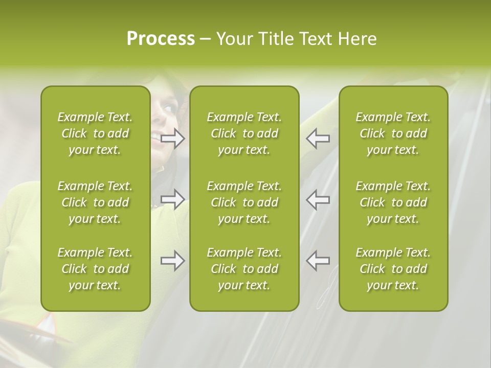 Girl Elementary Portrait PowerPoint Template