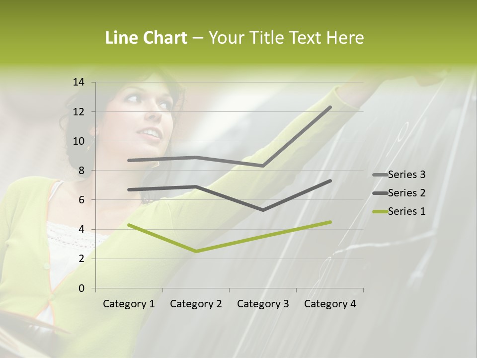 Girl Elementary Portrait PowerPoint Template
