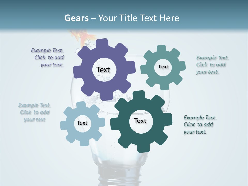 Water Wire Sign PowerPoint Template