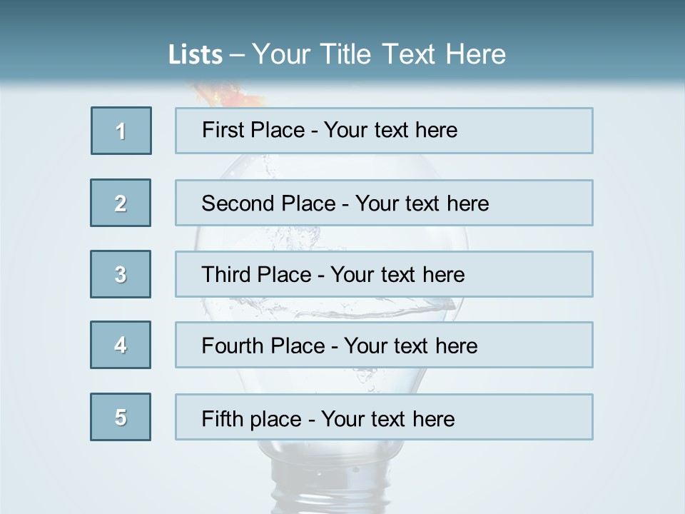 Water Wire Sign PowerPoint Template