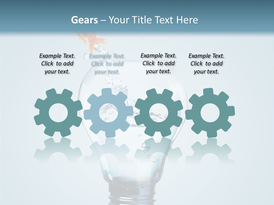 Water Wire Sign PowerPoint Template