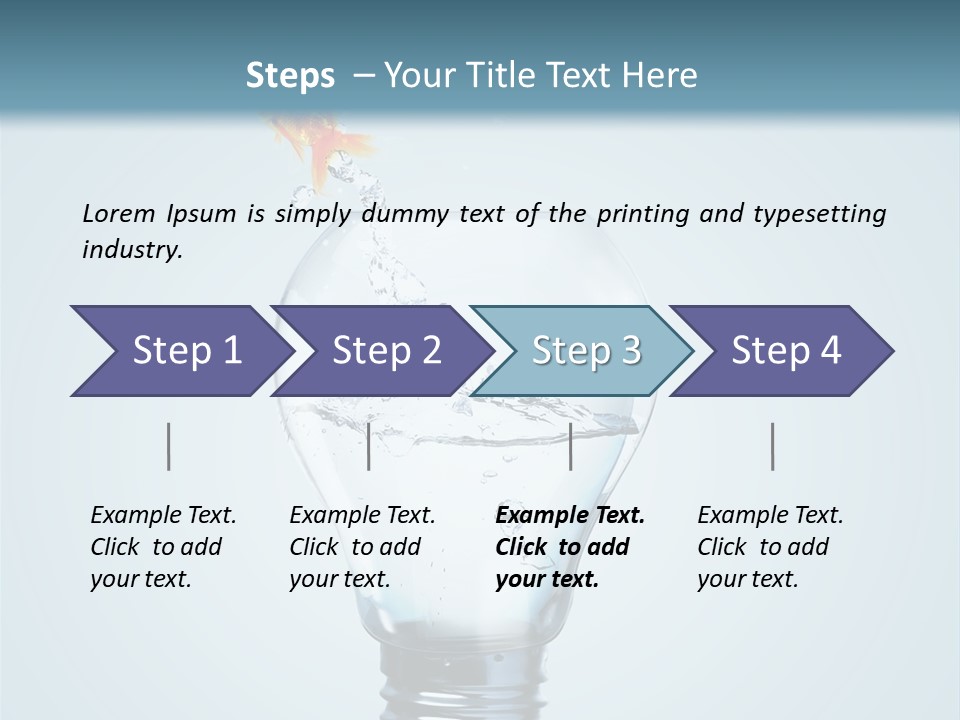 Water Wire Sign PowerPoint Template
