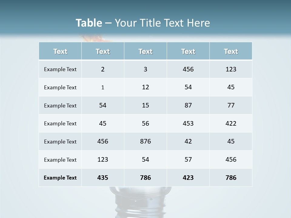 Water Wire Sign PowerPoint Template