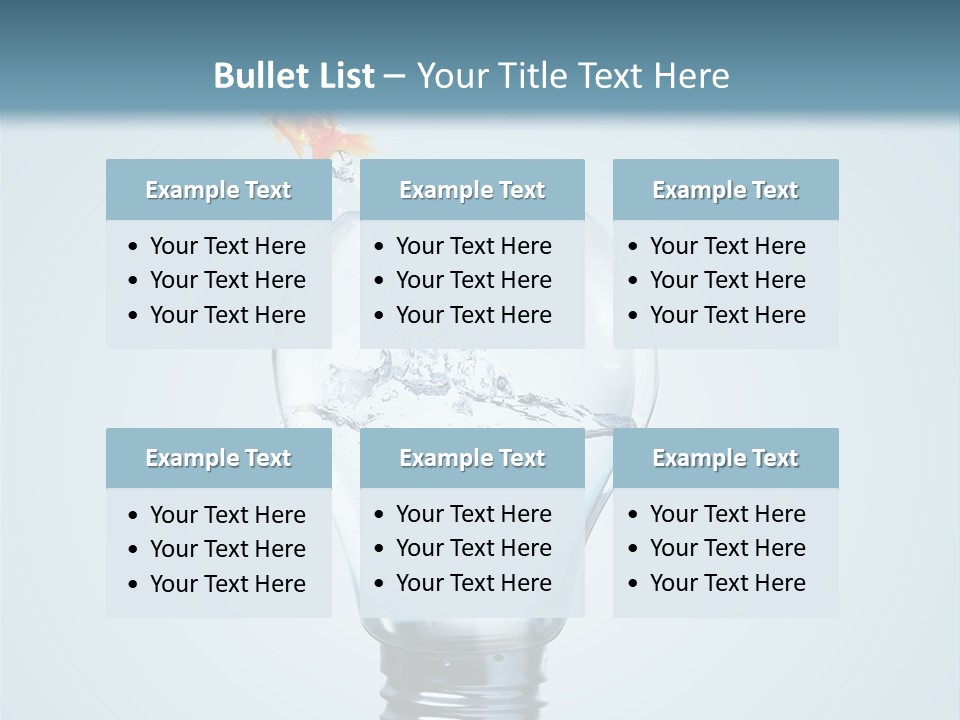 Water Wire Sign PowerPoint Template