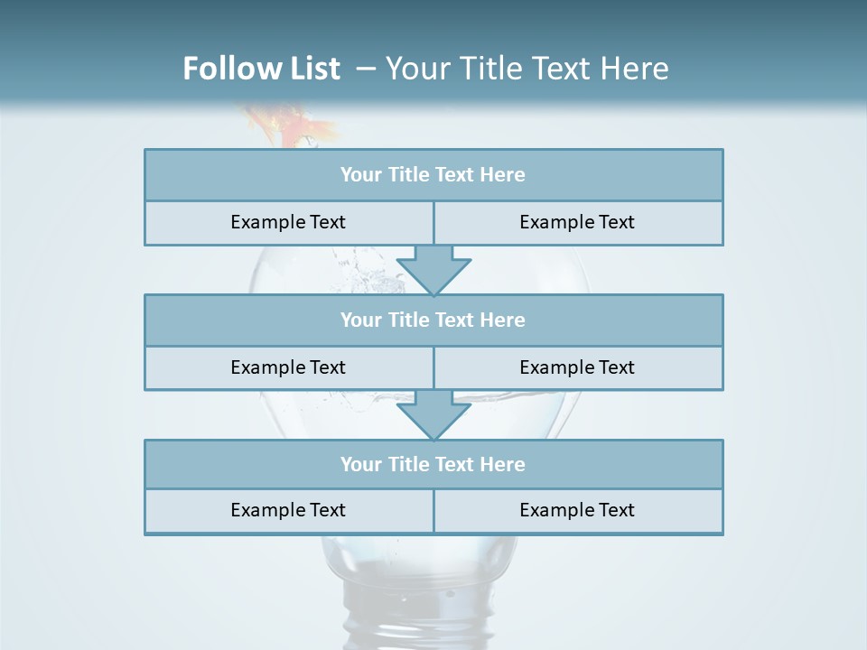 Water Wire Sign PowerPoint Template