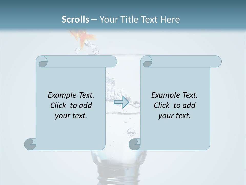 Water Wire Sign PowerPoint Template
