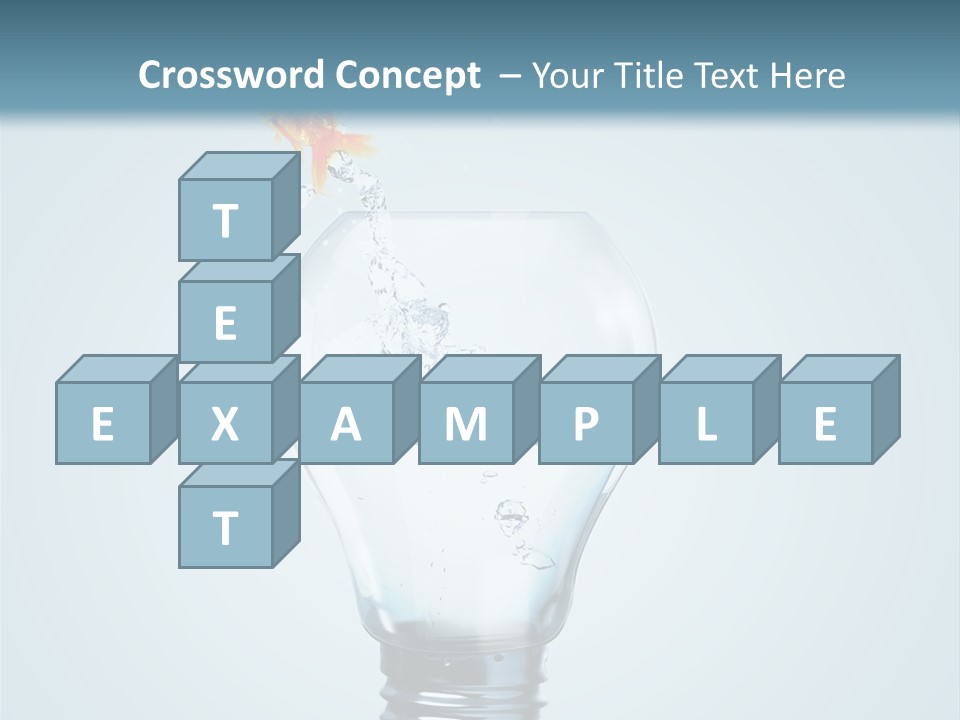 Water Wire Sign PowerPoint Template