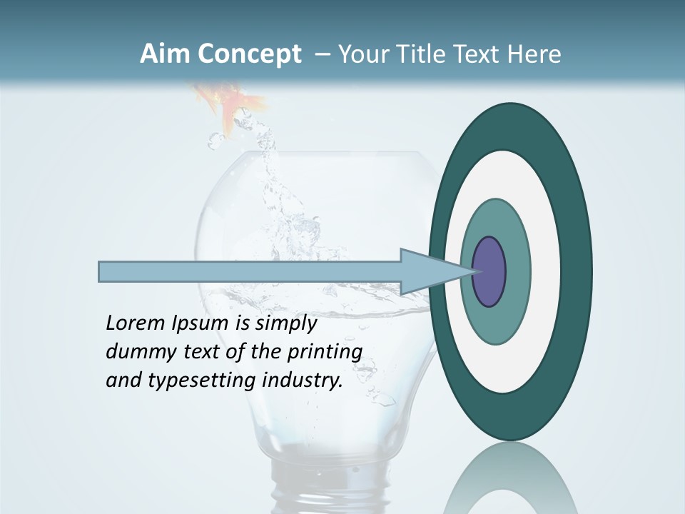 Water Wire Sign PowerPoint Template