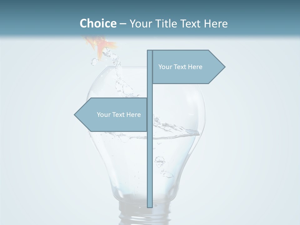 Water Wire Sign PowerPoint Template