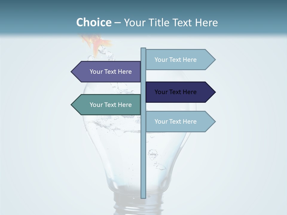 Water Wire Sign PowerPoint Template