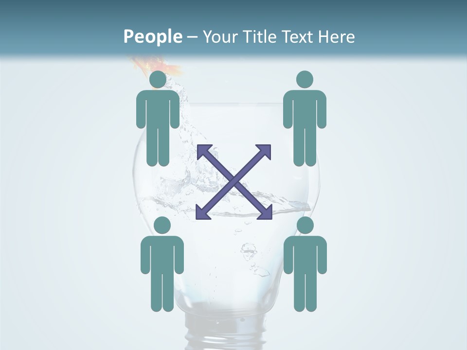 Water Wire Sign PowerPoint Template