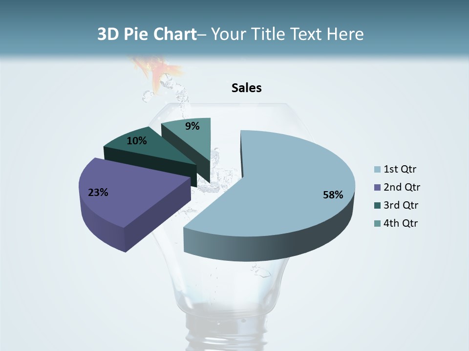 Water Wire Sign PowerPoint Template