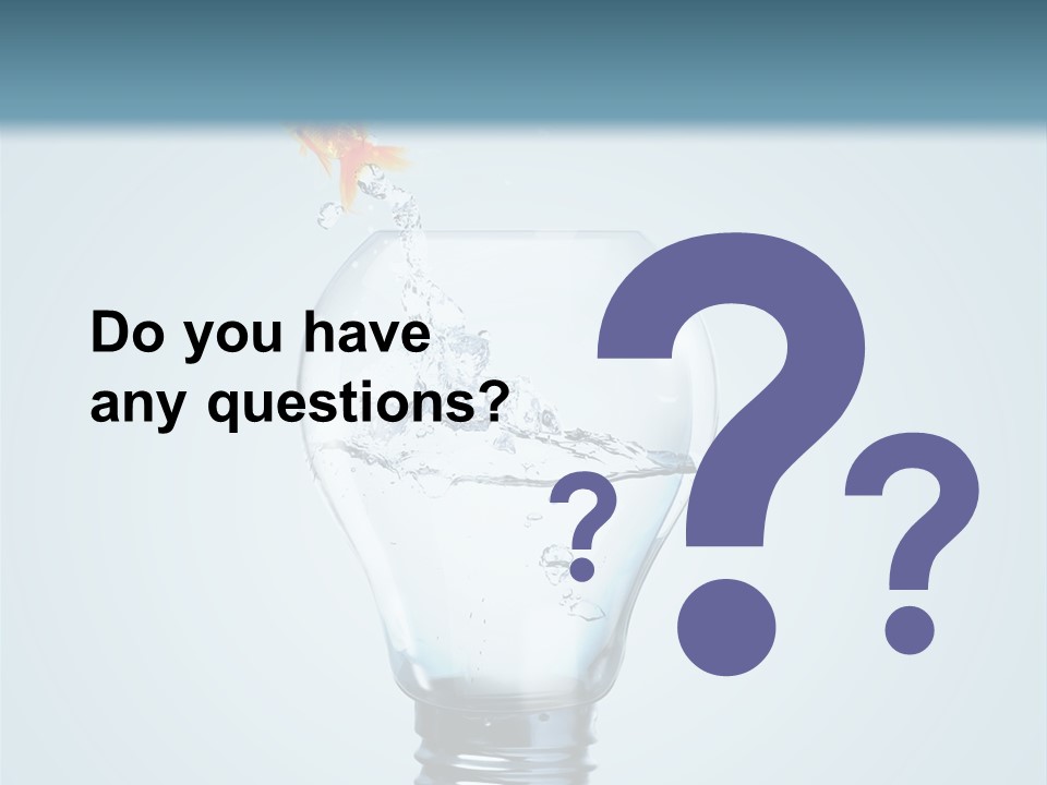 Water Wire Sign PowerPoint Template