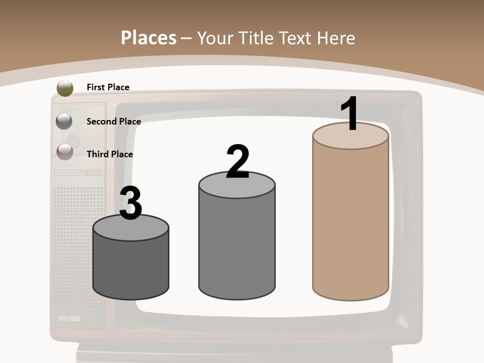 Grunge Commercial News PowerPoint Template
