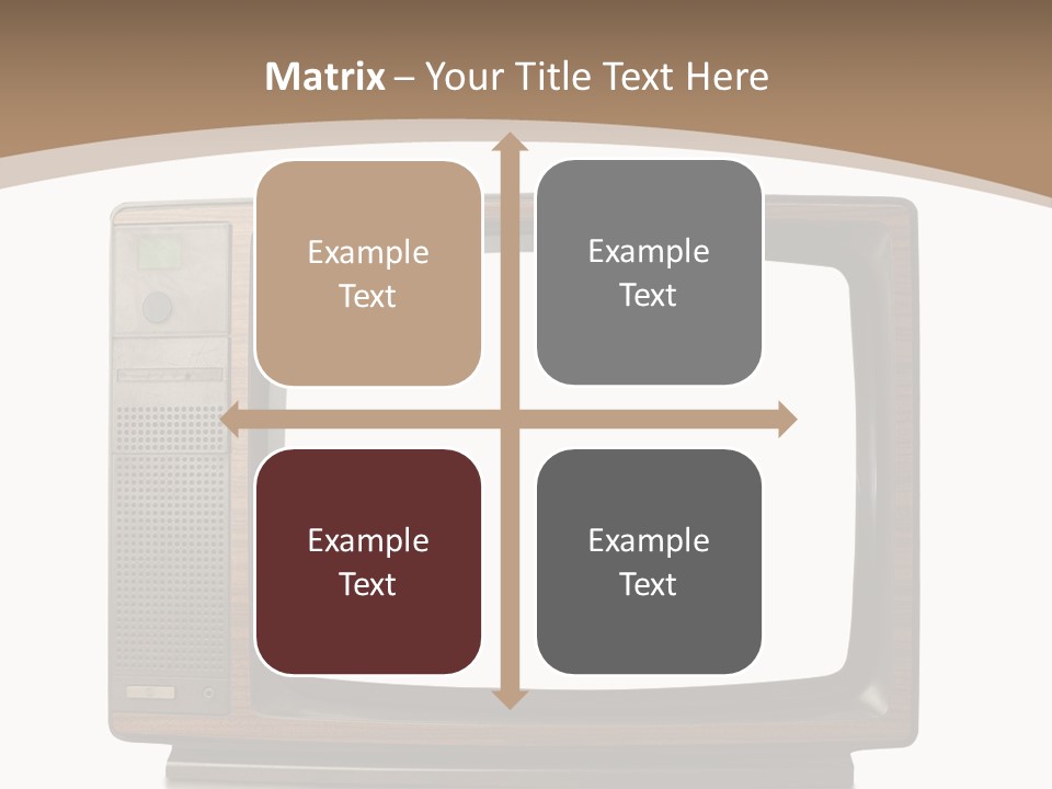 Grunge Commercial News PowerPoint Template